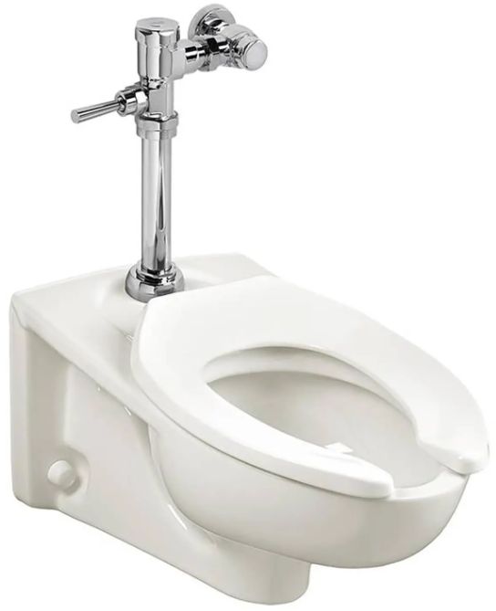 American Standard Afwall® White Millennium® Wall-Hung EverClean® Toilet System with Manual Piston Flush Valve, 1.1 gpf/4.2 Lpf-0