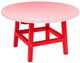 C R Plastic Generation Line Red Cocktail Table-0