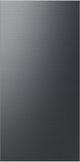 Samsung Bespoke 18" Matte Black Steel French Door Refrigerator Top Panel-0