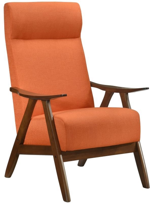 Homelegance® Kalmar Orange Accent Chair-0