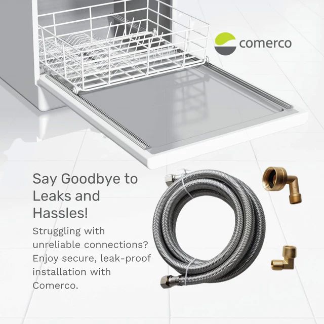 Flexible Dishwasher Connector Kit - 72’’ / 1.8 m-2