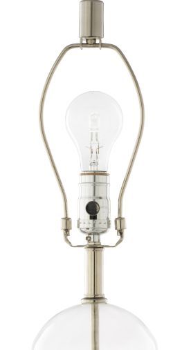 Surya Carthage White Glass Table Lamp-3