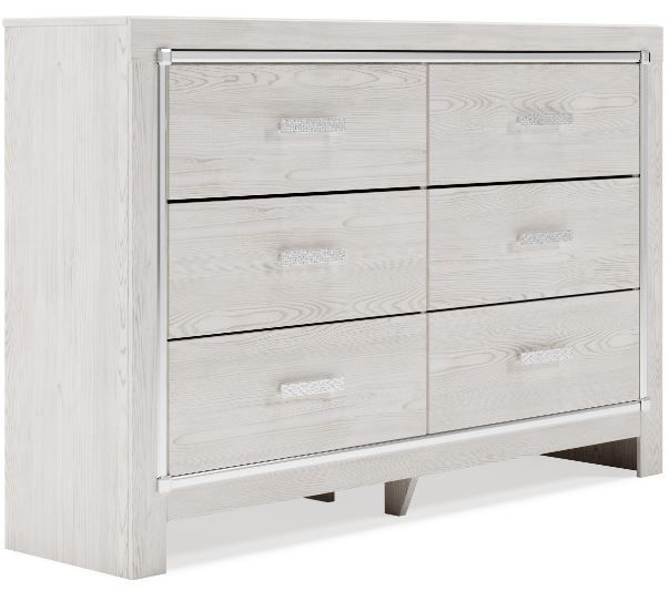 Signature Design by Ashley® Altyra 4-Piece White Twin Panel Bed Set-2