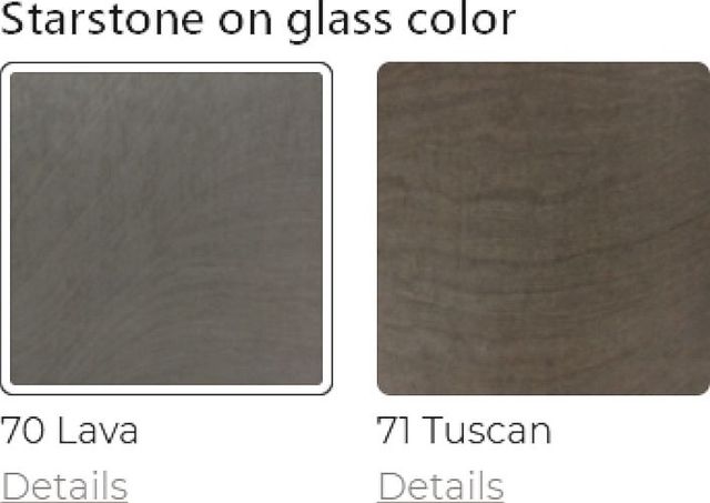 Amisco Customizable Gemma 48" Round Counter Height Pub Table with 0.5" Starstone on Glass Top-3