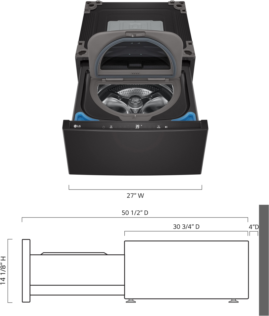 LG Pedestal Washer - Thumbnail 2