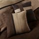 Olliix by Madison Park Brown Queen Palisades 7 Piece Faux Suede Comforter Set-2