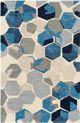 Surya Rivera Blue 2'x3' Throw Rug-0