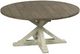 Hammary® Reclamation Place Sundried Natural Trestle Round Cocktail Table with Willowed Base-0