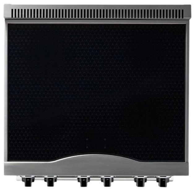 Viking® 3 Series 30" Pure White Pro Style Induction Range-1