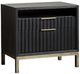 Modus Furniture Kentfield Black Drifted Oak Nightstand-0