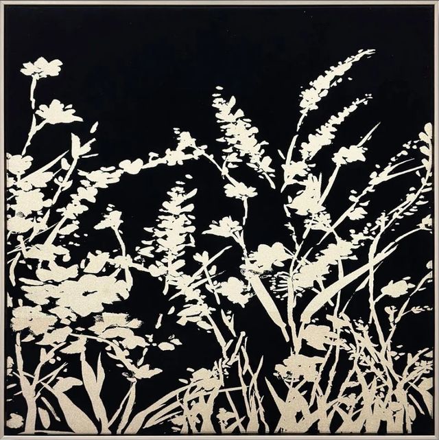 Classy Living Dramatic Noir Garden Silhouette Wall Art-0