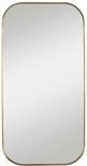 Uttermost® Taft Plated Antique Brass Mirror-0