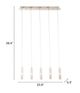 Zuo® Celeron Clear Ceiling Lamp-2