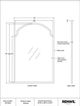 Renwil® Asmara Matte Black Accent Mirror-5