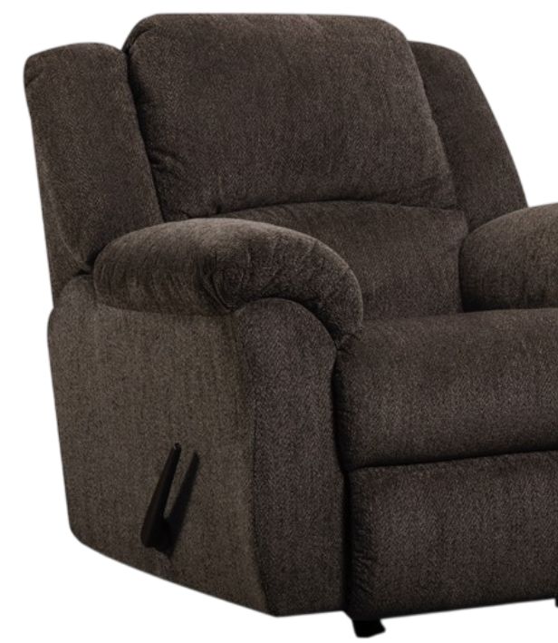 American Wholesale Furniture Newfield Clove Manual Rocker Recliner-1