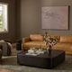 Four Hands Floyd Smoked Black Oak Veneer Coffee Table-1