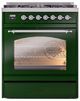 Ilve® Nostalgie II Series 30" Emerald Green Pro Style Dual Fuel Range-2