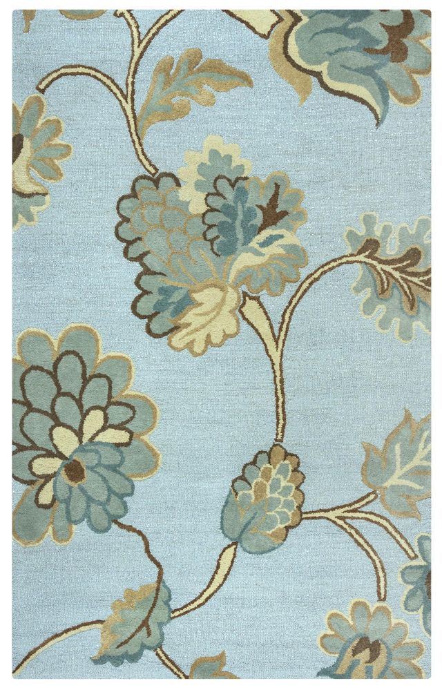 Rizzy Home Dimension Blue 2'6" x 8' Runner Rug-0