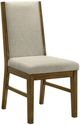 Crown Mark Hollister Beige/Brown Upholstered Dining Side Chair-0