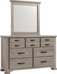 Vaughan-Bassett Grayson Manor Greystone Landscape Mirror-1