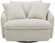 Parker House® Boomer Mega Ivory Swivel Chair-2