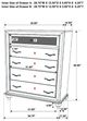 Coaster® Barzini 5-Piece White King Panel Bedroom Set-5