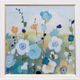 StyleCraft Forefront Flowers Blue/Light Green/Light Orange/White Wall Art-0