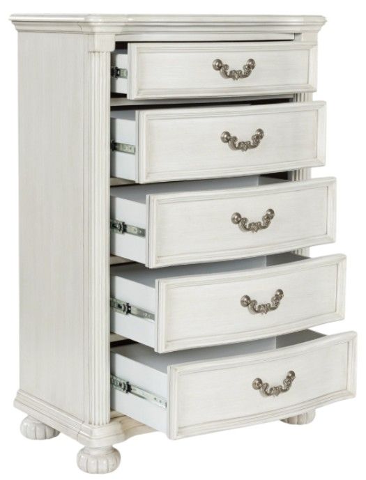 Benchcraft® Montelaine Antique White Chest-2