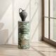 Classic Home Norfolk Green Medium Round Display Pedestal-1