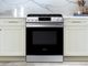 Samsung 30" Fingerprint Resistant Stainless Steel Front Control Slide-In Gas Range-1