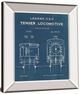 Classy Living Wild Apple Portfolio Locomotive Blueprint III 22"W Wall Art-2