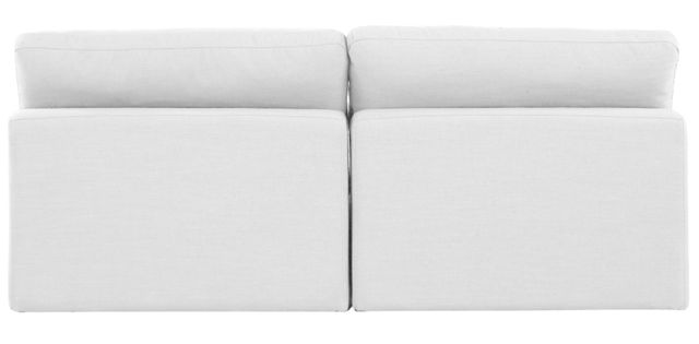 Meridian Furniture Comfy 2-Piece White Armless Modular Sofa-2