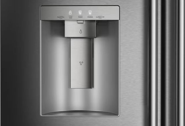 KitchenAid® 36" 30.5 Cu. Ft. PrintShield™ Stainless French Door Refrigerator with Exterior Water and Ice Dispenser-4