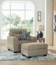 Benchcraft® Olten Mocha Ottoman-1