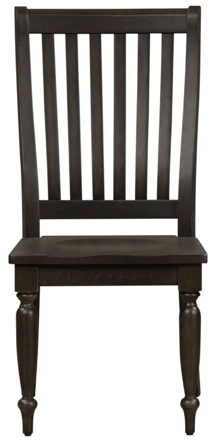 Liberty Furniture Harvest Home 7-Piece Barley Brown/Chalkboard Trestle Table Set-3