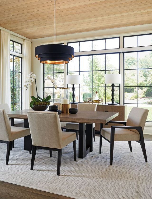 Lexington Home Zanzibar Wellesley Senegal Dining Table with Tunis Base-1