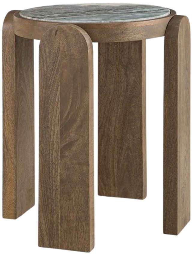 Signature Design by Ashley® Gavrilley Gray/White Accent Table with Taupe Base-0