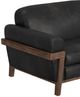 International Furniture Direct Loft Brown Black Loveseat-4
