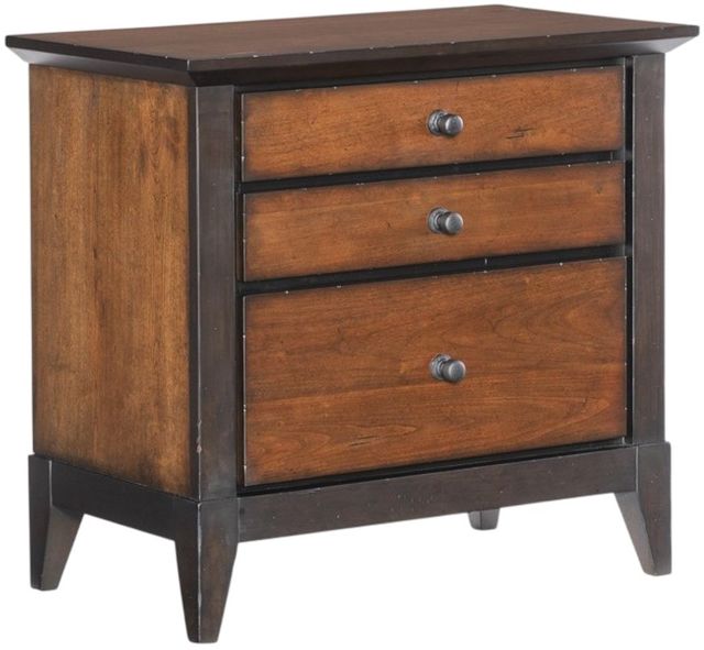 Legacy Classic Fenmore Dark Mocha/Distressed Cherry Nightstand-0