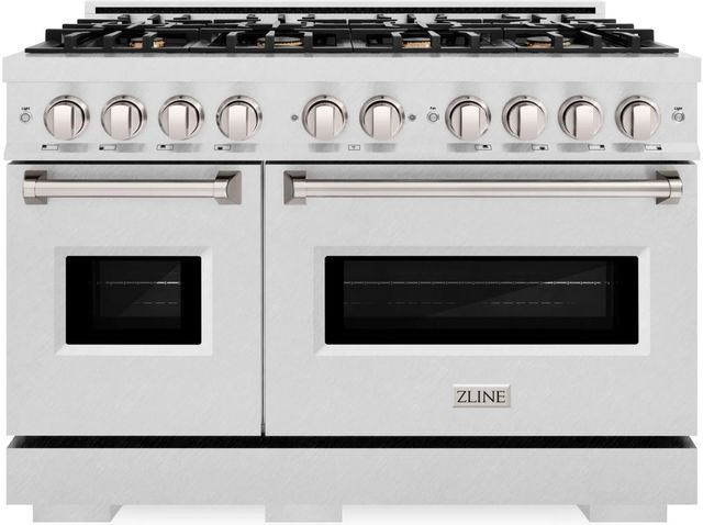 ZLINE Classic 48" Satin Stainless Steel Pro Style Dual Fuel Range-0