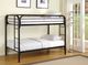 Coaster® Morgan Black Twin/Twin Bunk Bed -1