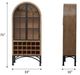 Nest Home Collections Victoria Antique Natural Wine Cabinet-2
