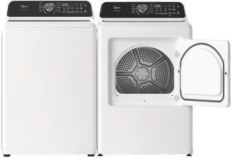 Midea® 7.0 Cu. Ft. White Front Load Gas Dryer-4
