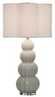 Stylecraft Ophelia High Gloss White Table Lamp-1