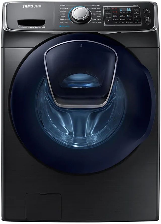 Samsung 4.5 Cu. Ft. Fingerprint Resistant Black Stainless Steel Front Load Washer-0