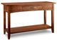 Handstone Customizable Glengarry Heritage Maple Sofa Table with Drawer -0