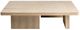 Classic Home Melina 2-Piece Coastal Drift 63" Coffee Table-2