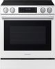 Samsung Bespoke 30" White Glass Smart Slide-In Electric Range with True Convection-0