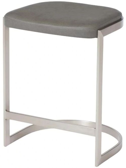 Modus Furniture Oxford Davy's Gray Backless Counter Stool-0