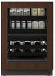 U-Line® Seamless Collection 24" 4.9 Cu. Ft. Panel Ready Dual-Zone Beverage Center with Glass Door-4